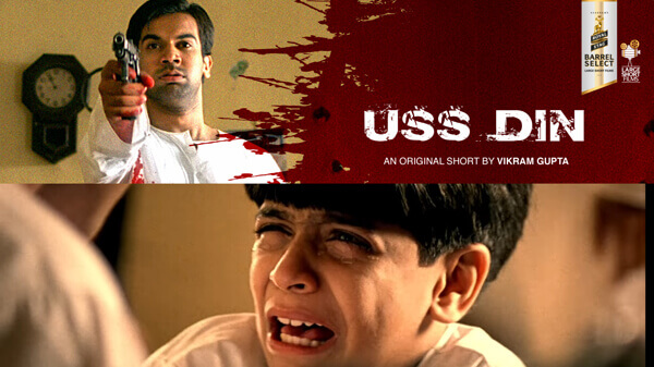 Jay Thakkar with Rajkumar Rao in 'USS DIN'- Short Film, by Royal Stag Barrel Select's Large Short Films