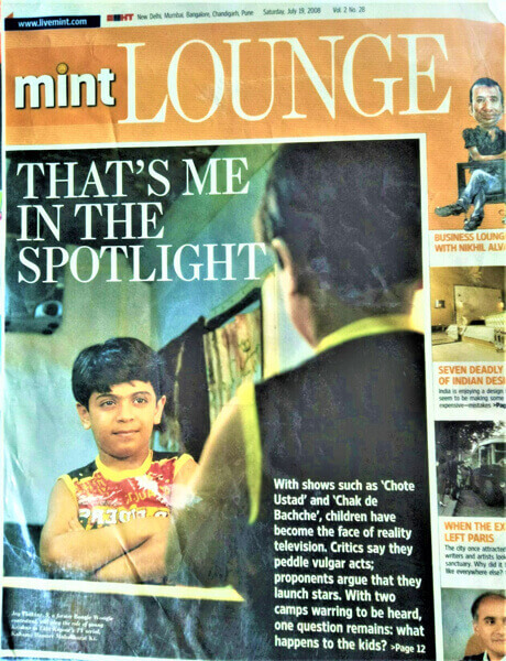Hindustan Times LIVE MINT LOUNGE-  'That's Jay Thakkar in the spotlight'