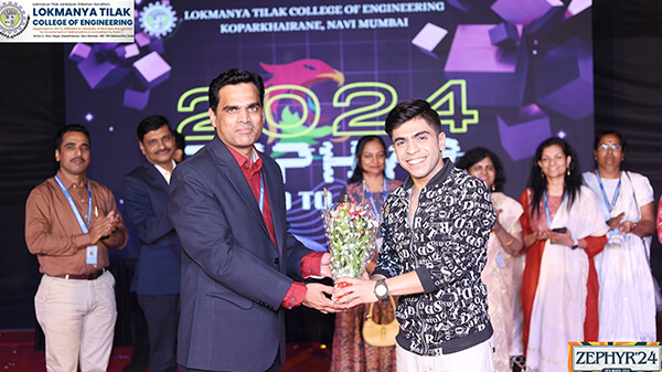 Jay Thakkar Invited as Judge & Chief Guest at Lokmanya Tilak College of Engineering for their Intercollegiate Fest- ZEPHYR 2024 | Fashion Show Competition