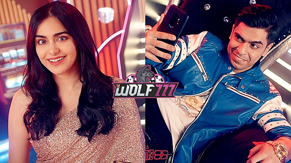 Jay Thakkar with Adah Sharma in Wolf777 Ad Film - College Humor - Bahana