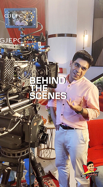 GJEPC Diamonds Ad Film BTS Part-3 - Pinky Priyesh Na Lagna