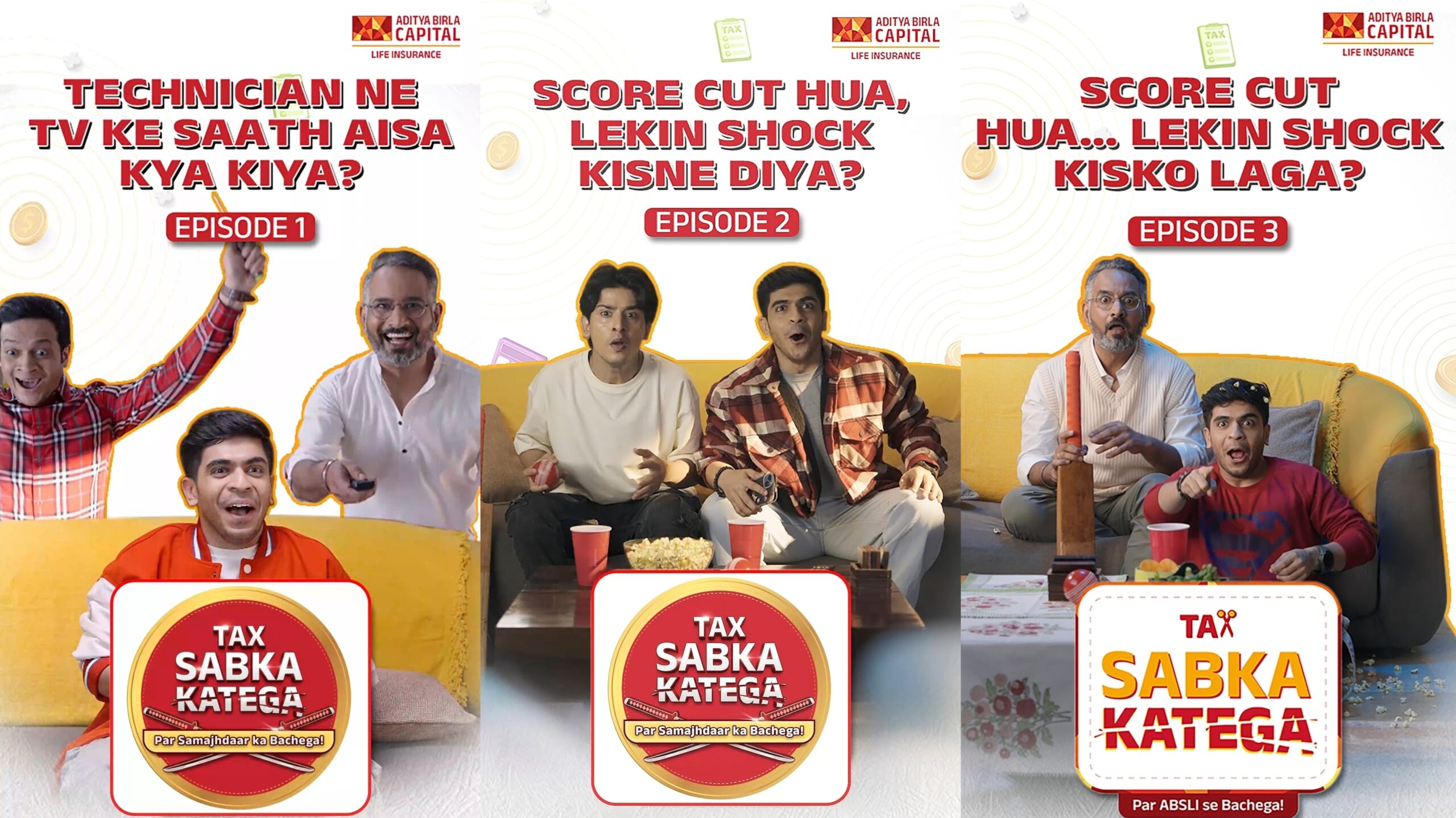 Jay Thakkar as the Face of ADITYA BIRLA SUNLIFE INSURANCE Campaign | 3 Ad Films Compilation